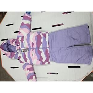 Hurley Toddler Girls Winter Snow Jacket and Pants Set